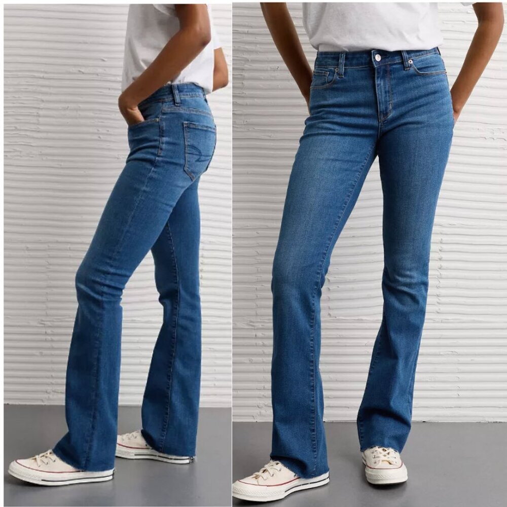 American Eagle Original Bootcut Blue Jeans Size 10